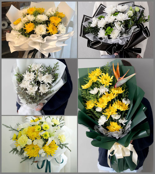 贵州黔西南州望谟县新屯街道坪湘村白事花束代送